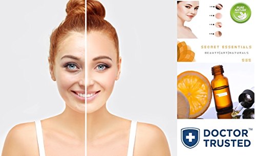 Vitamin C Serum – 100 % Pure Vitamin C Serum – Naturkosmetik, Hyaluron, Gesichtsreinigung | Anti Aging Serum | Wirkt gegen dunkle Augenringe | Altersflecken & Schäden durch Sonneneinstrahlung | gegen Faltenbildung | Bestes Antioxidationsmittel auf dem Markt| Unisex | Reine Aloe Vera, MSM, Jojoba Oil, Vitamin E | Kosmetik | Vegan | Premium Qualität | von Secret Essentials - 4