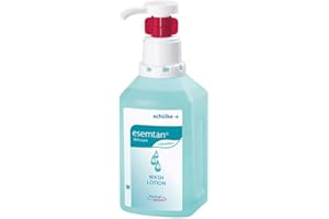 Schülke esemtan® 1 Liter Waschlotion für alle Hauttypen | seifenfreie Hautreinigung für Gesicht und Körper | hautschonend und mild | im praktischen Hycklick Spender