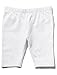 M&Co Baby Girl Plain Summer Elasticated Waist Pull On Cropped Leggings White 12/18 Mnth