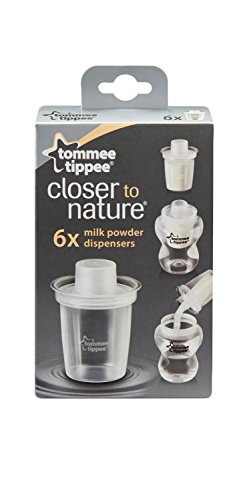 TOMMEE TIPPEE - Pack of 6 Milk Powder Dispensers "Closer To Nature" !!!