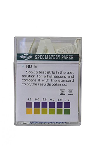 ‚DF‘ PH Indikatoren PH 2-7 100 Teststreifen in Kunststoffbox - 5