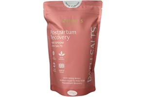 Mummy’s Organics Postpartum Epsom Bath Salts | Soothing Recovery Blend with Lavender and Chamomile Essential Oils | Witch Hazel & Arnica | Ideal for Post-Birth | Eco-Friendly Packaging | 500g