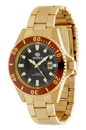 36094-10 Marea Herrenuhr IP-GOLD mit Datum, 20 bar wasserdicht 36094-10 Marea Herrenuhr IP-GOLD mit Datum, 20 bar wasserdicht