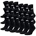 Produktbild PUMA Unisex Crew Socks Socken Sportsocken MIT FROTTEESOHLE 18er Pack (39-42, SCHWARZ)
