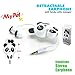 Produktbild Y56 3.5m Panda Einziehbare Sport in Ear Ohrhörer Earbuds Kopfhörer Headset Kopfhörer für iPhone (Weiß)