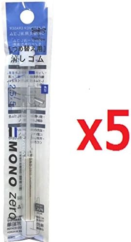 [5 pcs set] Tombow Mono Eraser Zero Square Tip Eraser ER-KUS from Japan