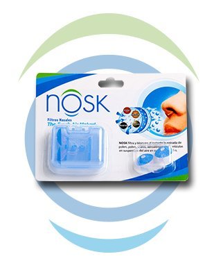 Filtro Nasal Nosk 2 Unidades TALLA GRANDE Con Cajita