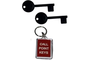TC397- CQR/Apollo Call Point/Fire Panel/Fire Alarm Spare/Extra Key – Available in packs of 1/2/3/5/10 Keys with 1x DADD-E Call Point Key Keyring. The following pack size is selected (2)