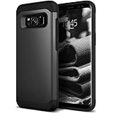Caseology Galaxy S8 Hülle, [Legion Serie] Starker Schutz Schlanke Robuste Dopellagige Schutzpanzerung [Schwarz - Black] für Samsung Galaxy S8 (2017)