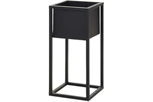 H&S Collection Pot de Fleurs sur Pied Bacs Plante Jarninière Cache-Pot Jardin