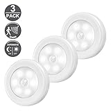 3 Stück Nachtlicht mit Bewegungsmelder, Topist LED...