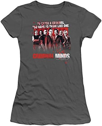 Criminal Minds TV Show CBS Think Like One Juniors Sheer T-Shirt Tee