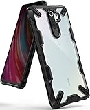 Ringke Coque Compatible avec Redmi Note 8 Pro, [Fusion-X] Antichoc de Protection [Militaire Défense Testée] Résistant aux Rayures PC Solide Rigide TPU Bumper pour Coque Xiaomi Redmi Note 8 Pro - Black