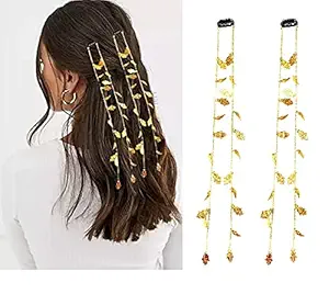 Verbier Long Braid Colorful Feather Hair Extension Streak For Women And Girls
