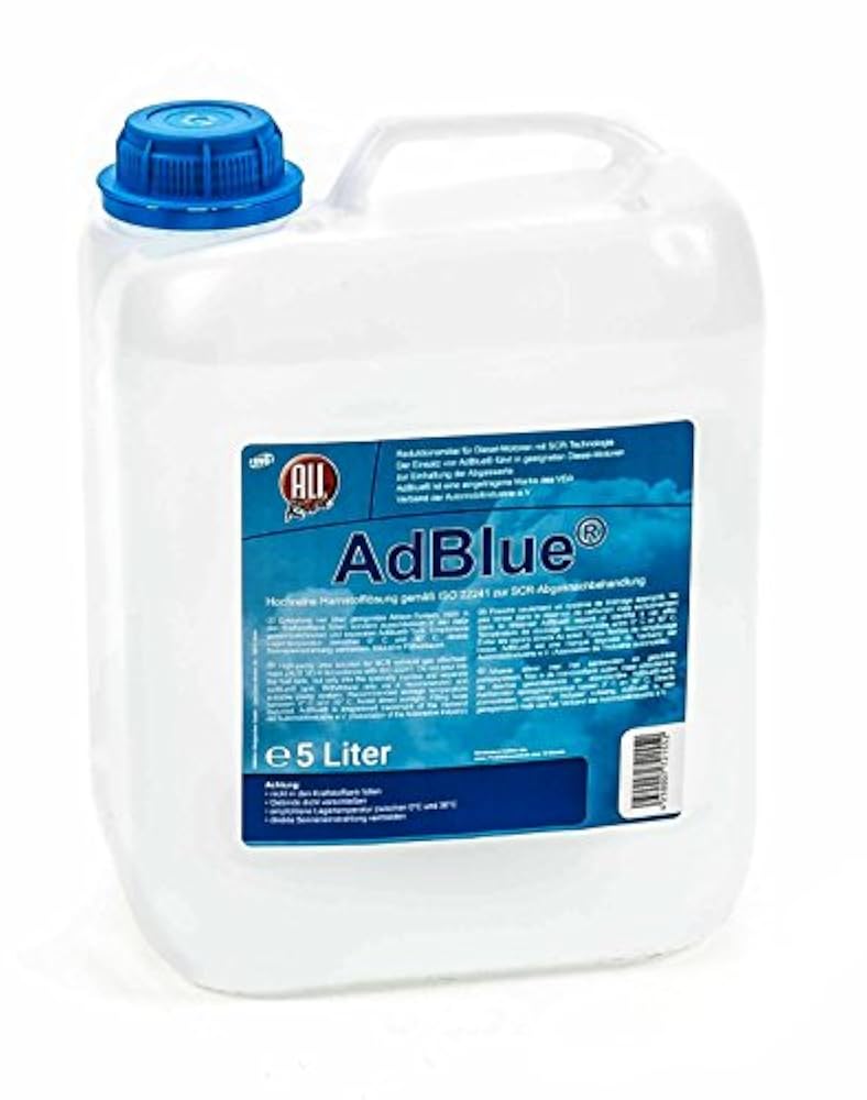 Жидкость для очистки выхлопных газов дизельных двигателей adblue iso 22241