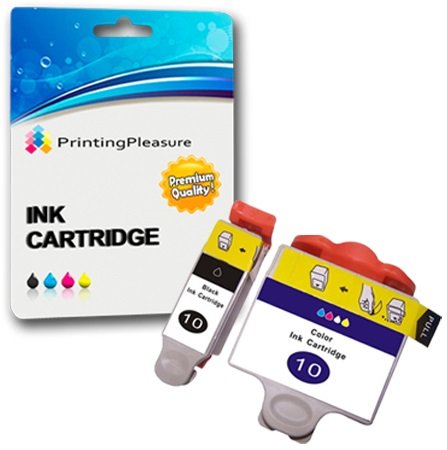 2 XL Tintenpatronen kompatibel zu Kodak 10B & 10C für Kodak ESP3 ESP5 ESP7 ESP9 ESP3200 ESP3250 ESP5000 ESP5100 ESP5200 ESP5210 ESP5250 ESP5300 ESP5500 ESP7200 ESP7250 ESP9200 ESP9250 Office ESP6100 ESP6150 Hero 6.1 Hero 7.1 Hero 9.1 - Schwarz/Color, hohe Kapazität