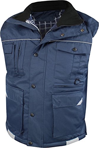 Herren Arbeitsweste "Pacific" Marineblau Gr. S-XXXL