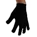 1 Pair Shower Exfoliating Wash Skin Spa Bath Gloves Massage Clean Hygiene Gloves - Black