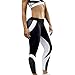 Produktbild Yoga Strumpfhosen, Luckycat   2018 Neu Fashion Sport Leggings Damen 3D Druck Waben Yoga Skinny Workout Gym Leggings Sportlich Gestreckt Fitness Yoga Hose (Schwarz, M)