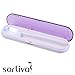 Produktbild Sorliva Desinfektion Zahnbürste Box Sterilisator, Zahnbürste Head Sterilisator, LED UV-Licht Zahnbürste Fall, Reisen Reiniger für Zahnbürsten, Haushalt Bürstenhalter violett