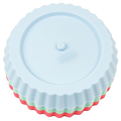 Lurch 83016 Flexi Form Tortelett 6er Set, Silikon, mehrfarbig, 12 x 12 x 2 cm - 5
