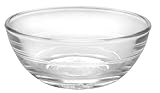 Se puede usar en microondas Duralex Cuenco de Cristal Transparente, 0,05 L, LYS, 7,5 cm, Juego de 4