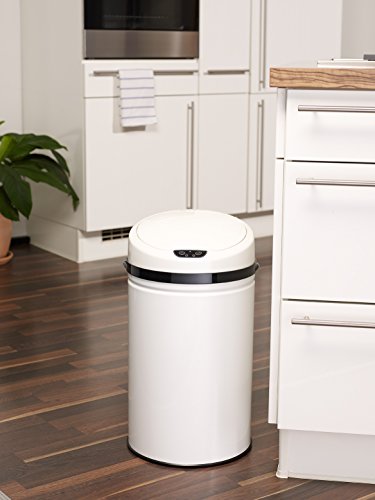Echtwerk ES-AE-0270 Infrarot-Sensor Abfalleimer 30 L aus Edelstahl - 5