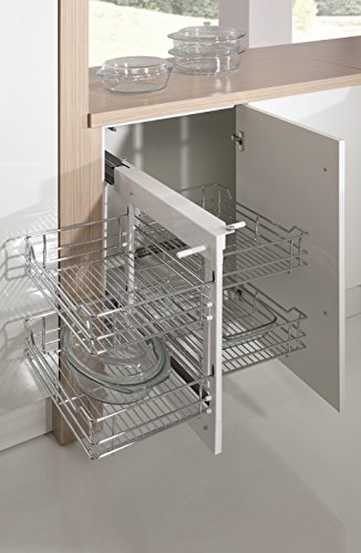 Magic Corner ausziehbarer Küchenschrank, Küchenregal für Einbauschrank