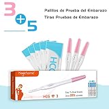 ✿【Fácil de leer】: Se puede detectar en 3 o 5 minutos. Dos líneas indican el embarazo y una línea indica que usted no está embarazada.