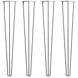 FÜR JEDE ART VON PROJEKT GEEIGNET: Wir Lager Bein Größen für jedes Projekt von 10cm bis 86cm, von Kommode, auf der Arbeitsplatte Ebene. Dieses klassische 10mm Stangendurchmesser eignet sich für nahezu alle Projekte. Schwere Beine sind ebenfalls verfügbar für Schreibtisch und Esstisch Projekte mit einem Gewicht von mehr als 60 kg - schauen Sie in unsere anderen Angebote.