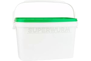 ‎SUPERWURM SUPERWURM Wurmeimer 6 Liter, Wurmbox (Leer)