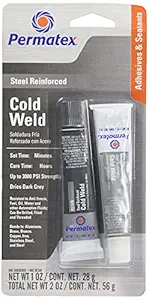 Permatex 14600 Cold Weld Bonding Compound, Two 1 oz. Tubes