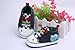 Bigood Baby Slip-on Frog Anti-Slip Shoes First Walker Sneakers 13cm Black