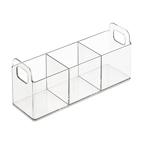 InterDesign 31420EU Clarity Ablage für Frisiertisch, 23 x 7,5 x 10 cm, durchsichtig