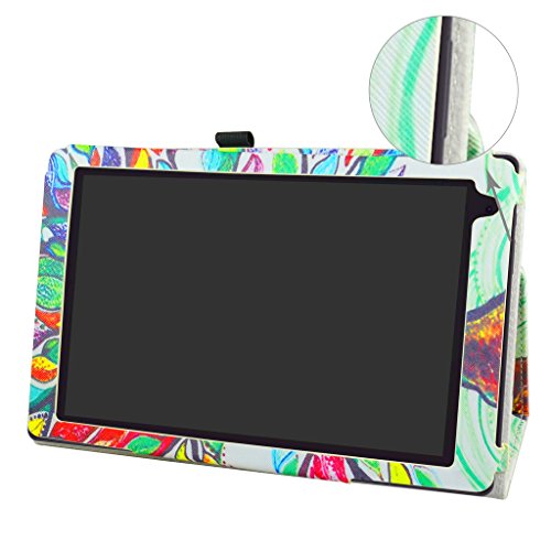 Archos 101b Oxygen hülle,Mama Mouth Folding Ständer Hülle Case mit Standfunktion für 10.1″ Archos 101b Oxygen Android 6.0 Tablet PC,Love Tree - 2