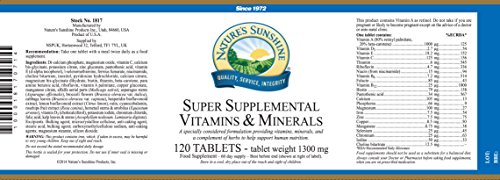 Super Supplemental Vitamins & Minerals (120)