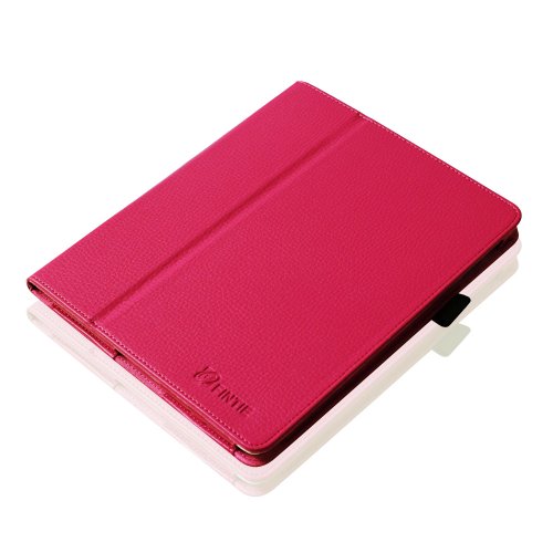 Fintie iPad 2 / 3 / 4 Hülle Case – Folio Slim Fit Kunstleder Schutzhülle Cover Tasche Etui mit Auto Schlaf / Wach Funktion für Apple iPad 2 / iPad 3 / iPad 4, Magenta - 4