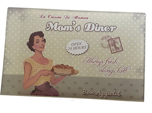 Preisvergleich Produktbild Glas-Schneidebrett, Bon Appetit & Mom's Dinner