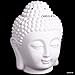 Produktbild Weiß Thai Buddha-Kopf-Öl-Brenner-Verzierung Feng Shui Aroma Keramik-Lampe