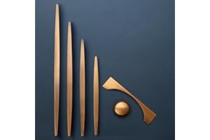 Guolich 2 sztuki otworów środkowych 192 mm, uchwyty do szuflad kuchennych, uchwyty drzwiowe ze stopu cynku, nowoczesne brązowe okucia mosiężne do szafy na ubrania, łazienki, komody, 2 sztuki