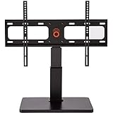 ECHOGEAR Universal TV Swivel Stand for 32" to 60" TVs up to 27 kg - 75º of Swivel and 4" of Height Adjust - Improves TV Stability and Safety - EGTV1-B2