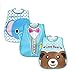 Price comparison product image Rony Rass Soft Baby PEVA Bib Cute Waterproof Antibacterial Comfort Safe 3 Pcs