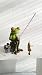 Produktbild Deko Frosch Angler aus Kunststein, 11 cm hoch