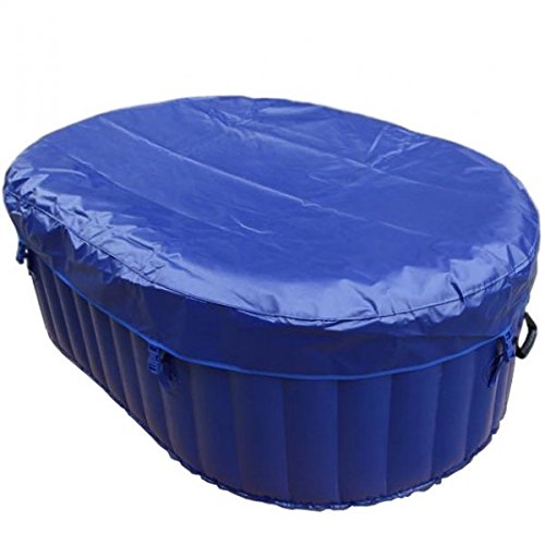 AQUAPARX Whirlpool AP-550SPA *oval 190x120cm* Pool 2Personen Wellness Jacuzzi Spa Whirlpoolzubehör Badewanne 2P Wanne Indoor Outdoor Heizung aufblasbar - 5