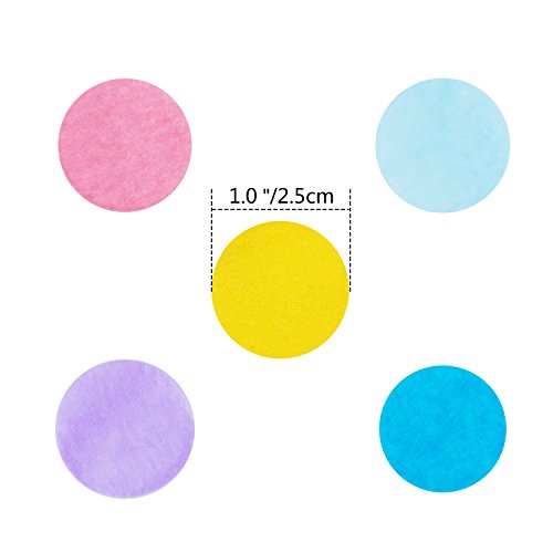 Outus 1 Zoll Papier Konfetti für Baby Dusche Braut Dusche Party Dekoration, 10000 Stück, 5 Farben - 2