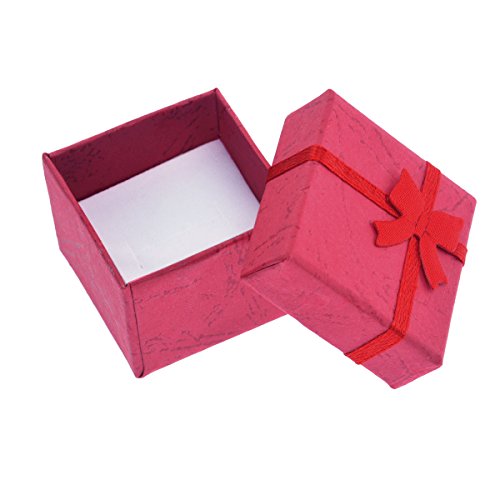 NUOLUX 24 Kleine Geschenkboxen Set 4*4*3cm(Rot) - 3