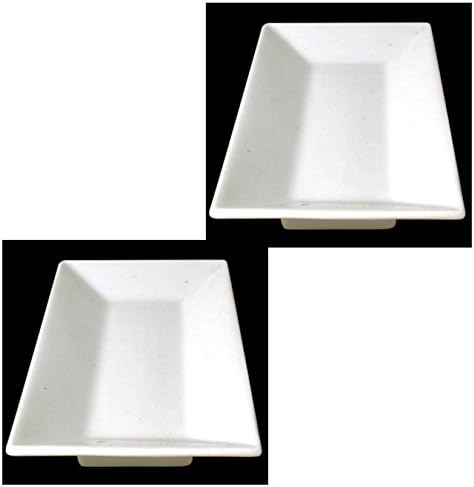 Two Restaurant Quality, Oriental, Chinese, Vitrified Porcelain Food Presentation, Serving Plates. 10x5ins