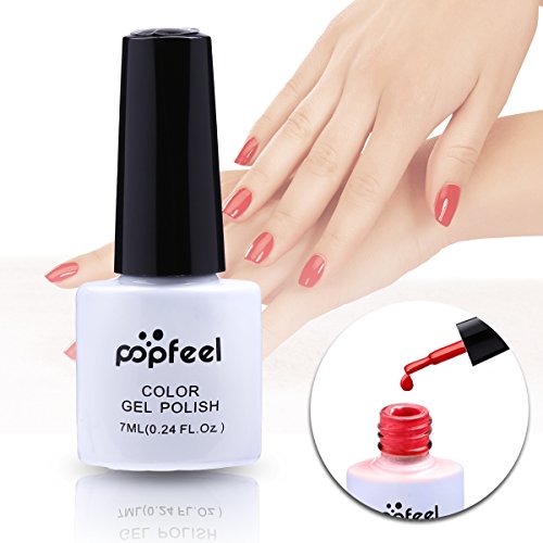 VALUE MAKERS® UV LED Aufloesbarer Farblack Gel Nagellack Nagelgel Set Mit Nagellack Halter und Aufbewahrungstasche(8x7ML Stücke) - 4