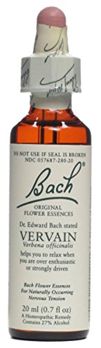 BACH - Flower Essence Vervain - 0.7 fl. oz. (20 ml)