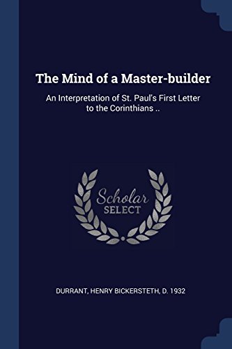 Preisvergleich Produktbild The Mind of a Master-Builder: An Interpr